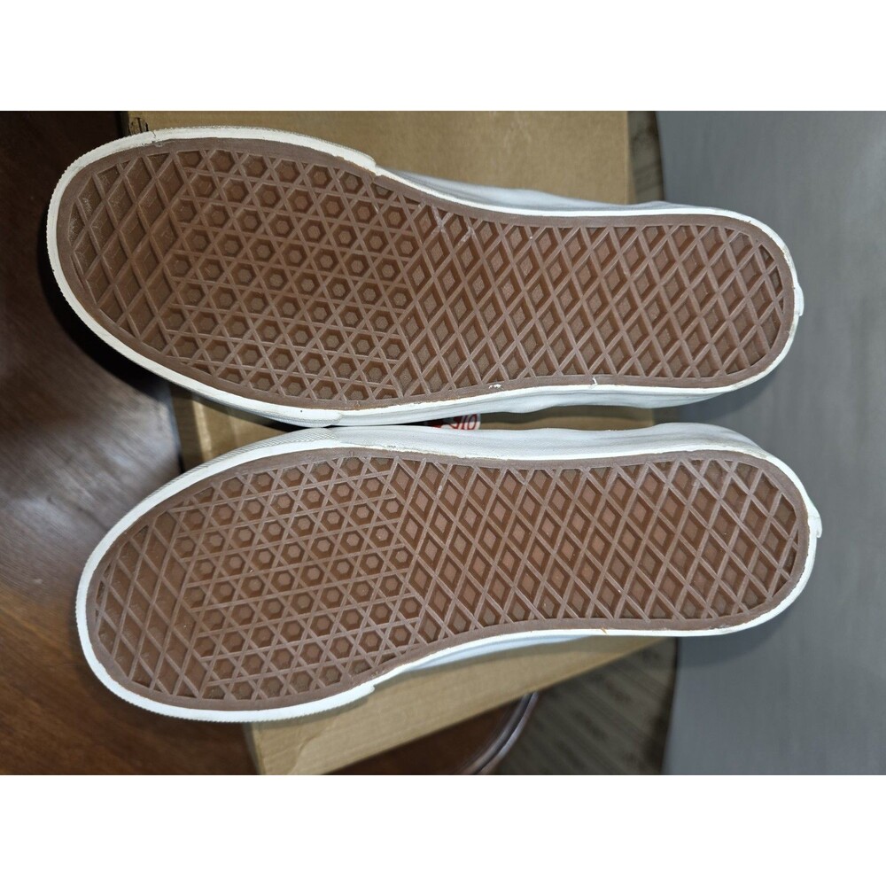 Vans Classic Slip On Polka Dot Lime Green White Womens 8 Mens 6.5 NWOB - Picture 6 of 9